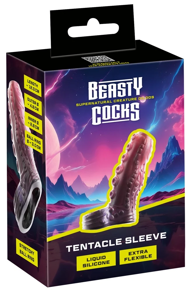 Metallic Tentacle Sleeve met Testikelring