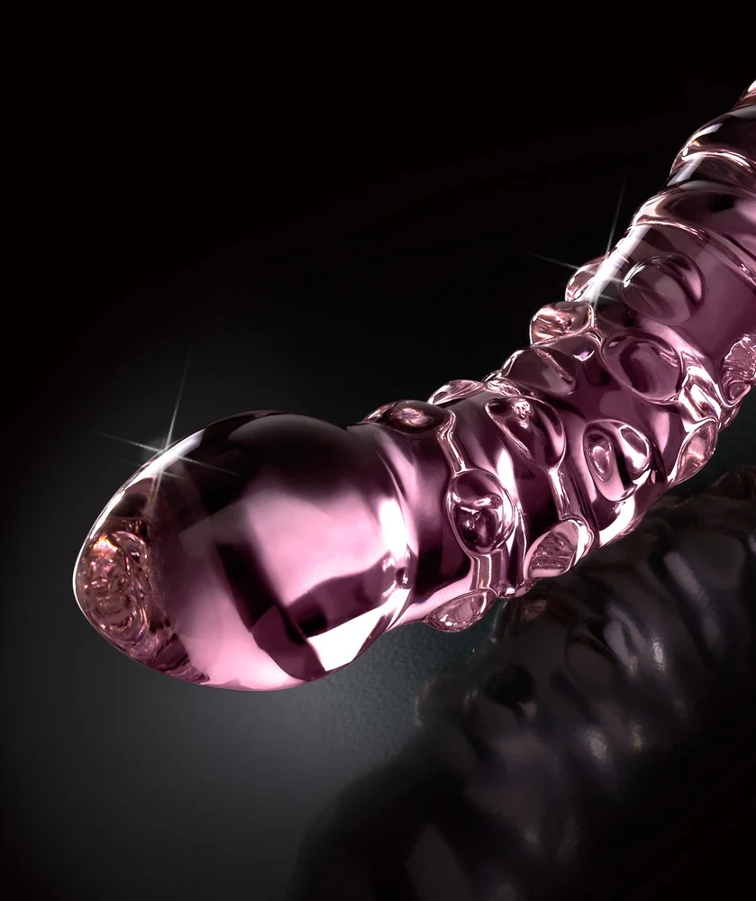 Handgemaakte glazen dildo 19,5 cm