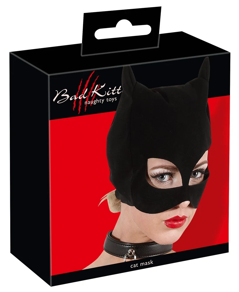Bad Kitty kattenmasker met nubucklook