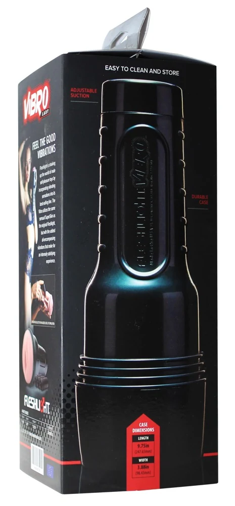 Vibrerende pocket masturbator met Super Skin®