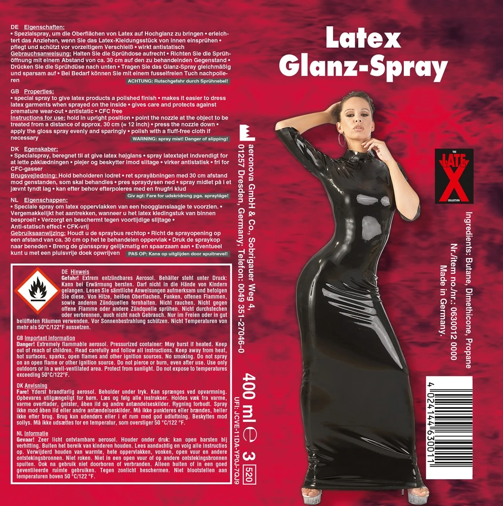 Latex glansspray