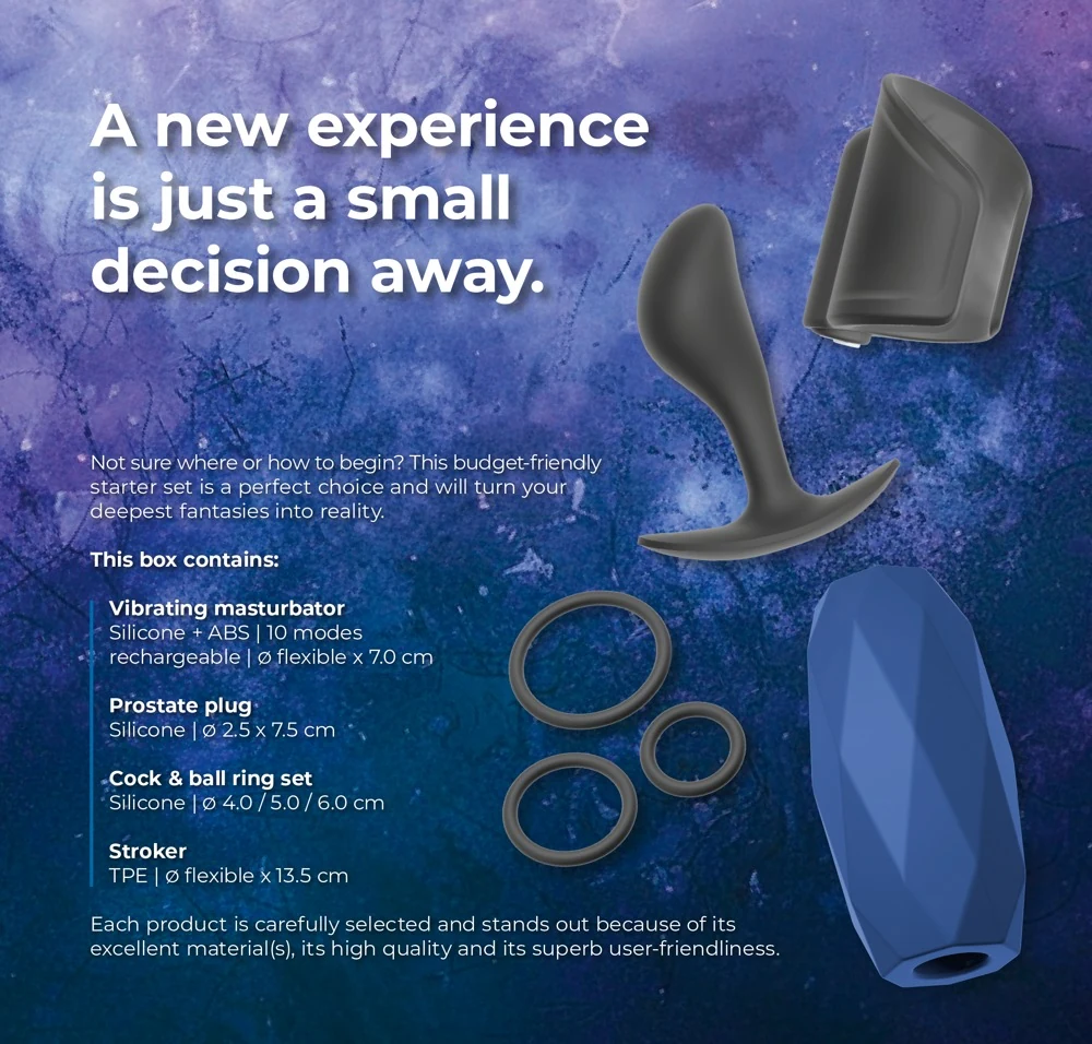 Magic Shiver Men Love Toy Starter Set Masculine