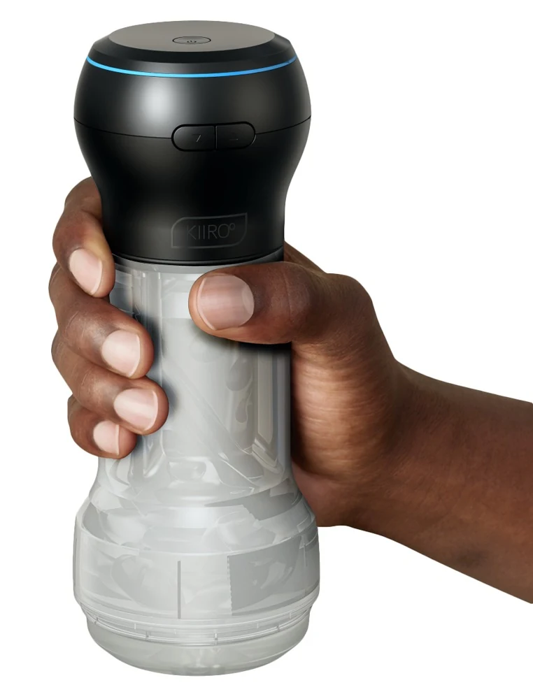 Kiiroo Feel Pocket Stroker Crystal met PowerBlow