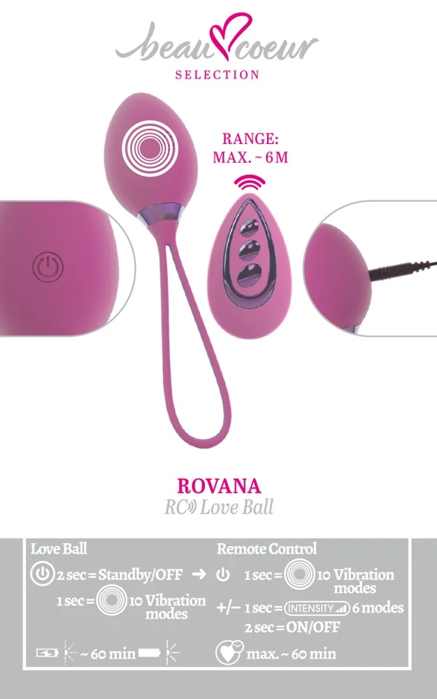 ROVANA RC Love Ball vibro-liefdesbal