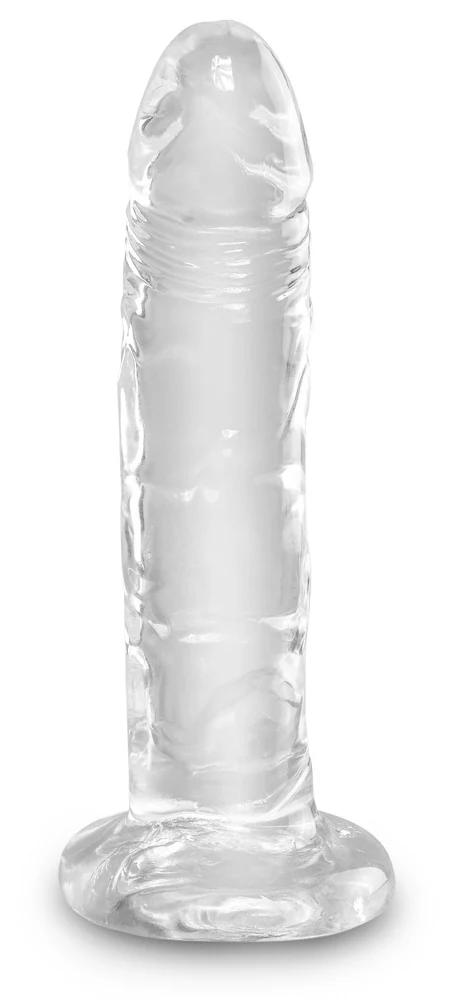 King Cock Clear 6" dildo met zuignap