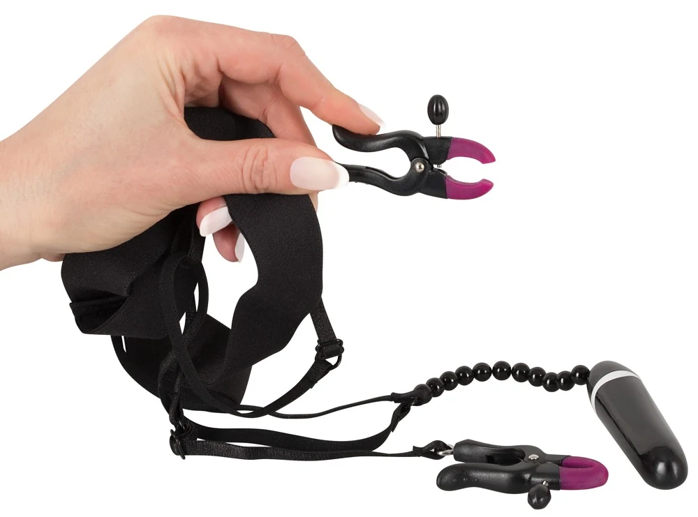 String met verstelbare klemmen en vibrator