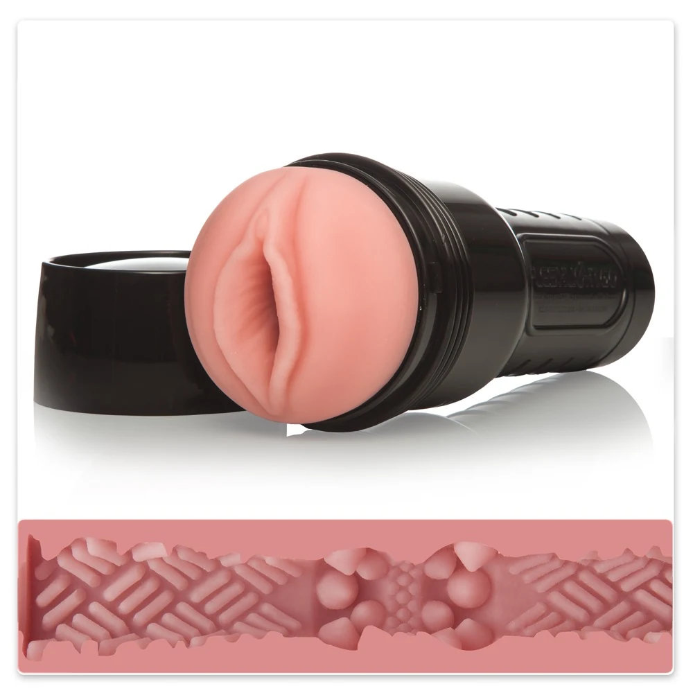 Masturbator met uitneembare insert