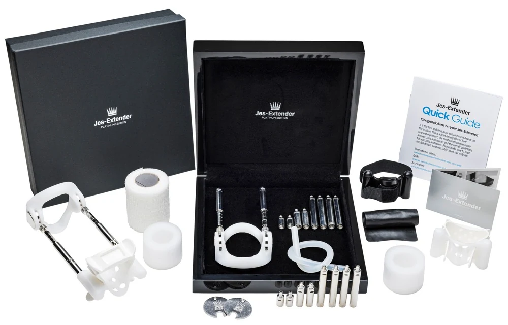 Jes-Extender Platinum penis expander 950 platina coating