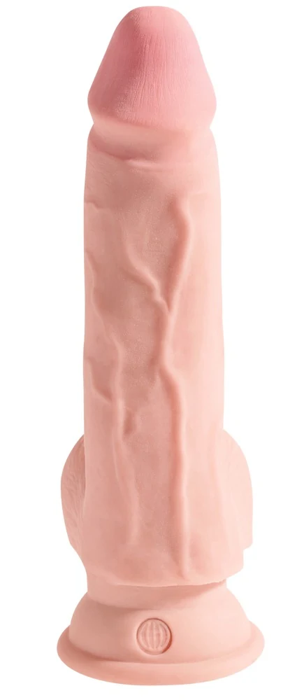 Realistische dildo met zachte buitenlaag en zuigvoet