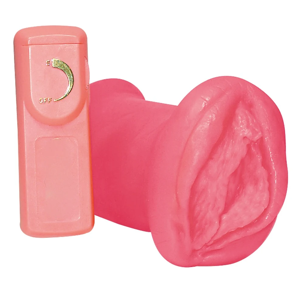 Roze masturbator met vibratie