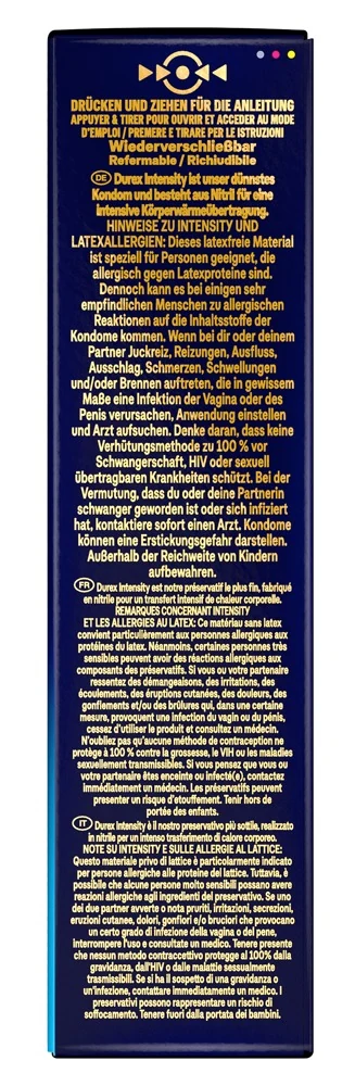 Durex Intensity latexvrije condooms XL 61 mm