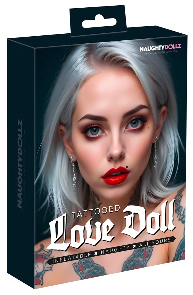 Naughty Dollz opblaasbare love doll met tattoos