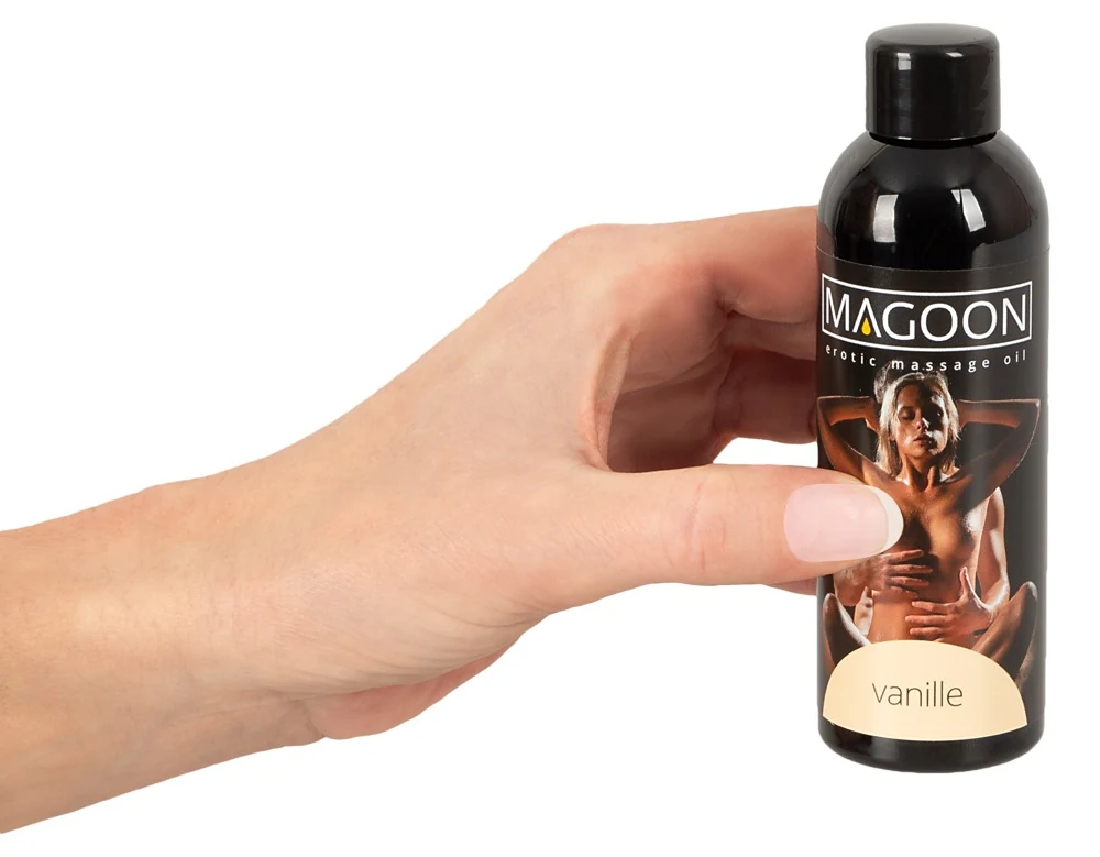 Stimulerende erotische massageolie met vanillegeur