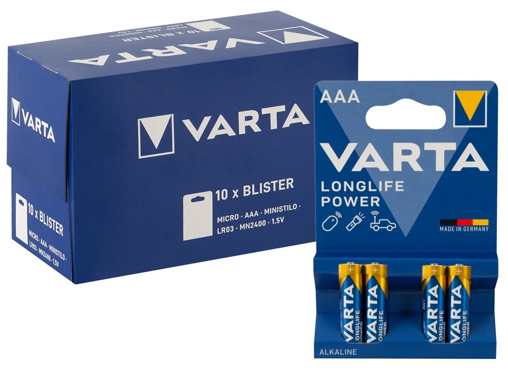Varta batterijen 10 x 4
