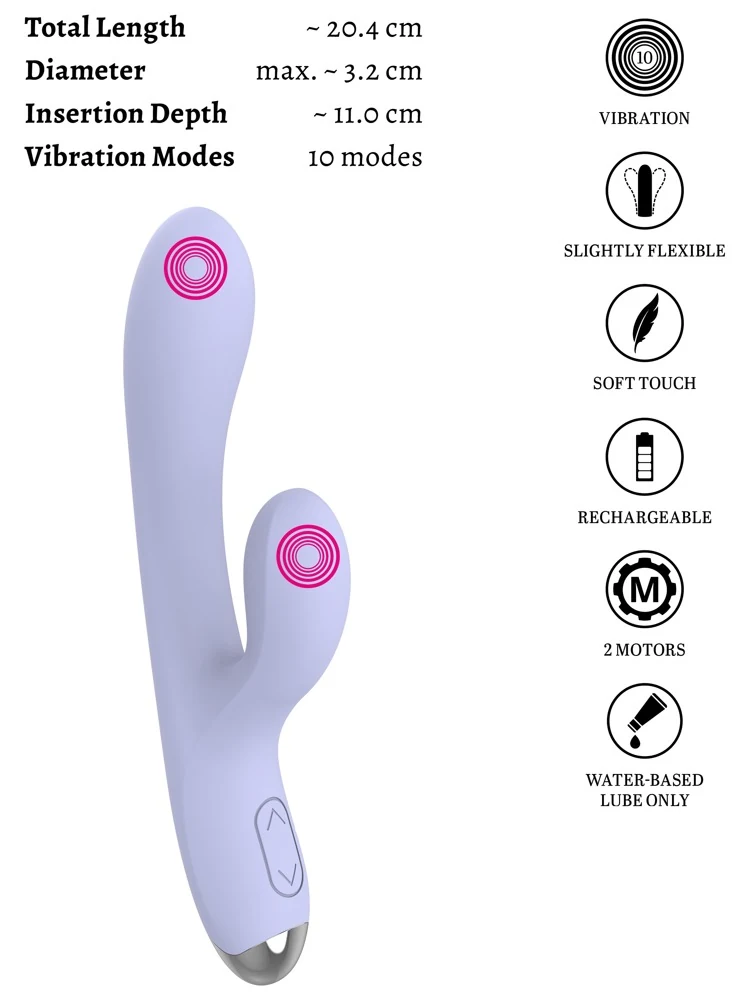 RIVANO gebogen rabbit vibrator