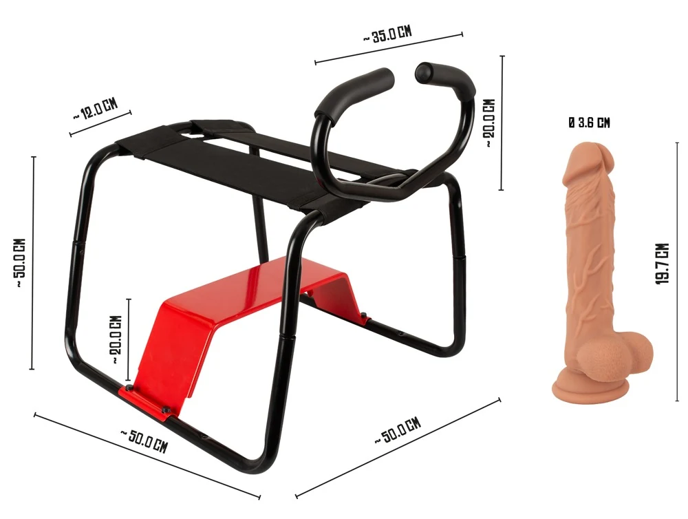 Ultimate Sex Stool met dildo