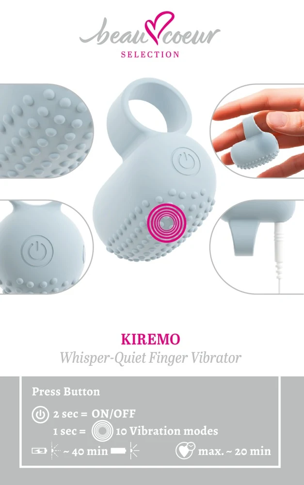 beau cœur KIREMO vingervibrator