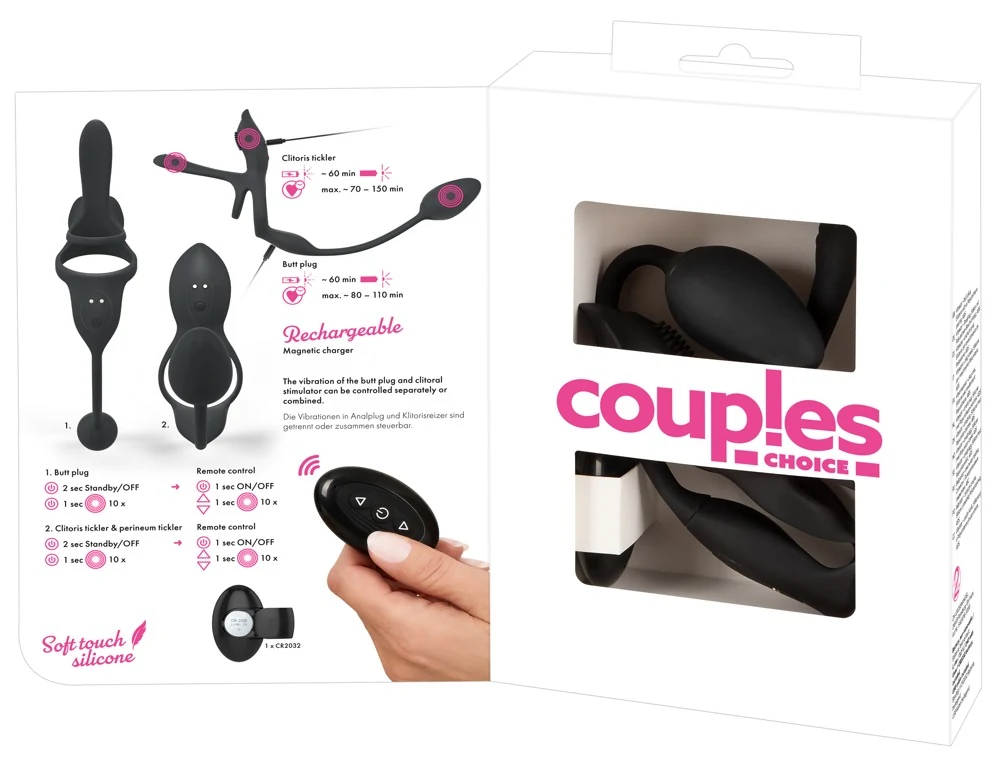 RC Multi Function Couple's Vibrator