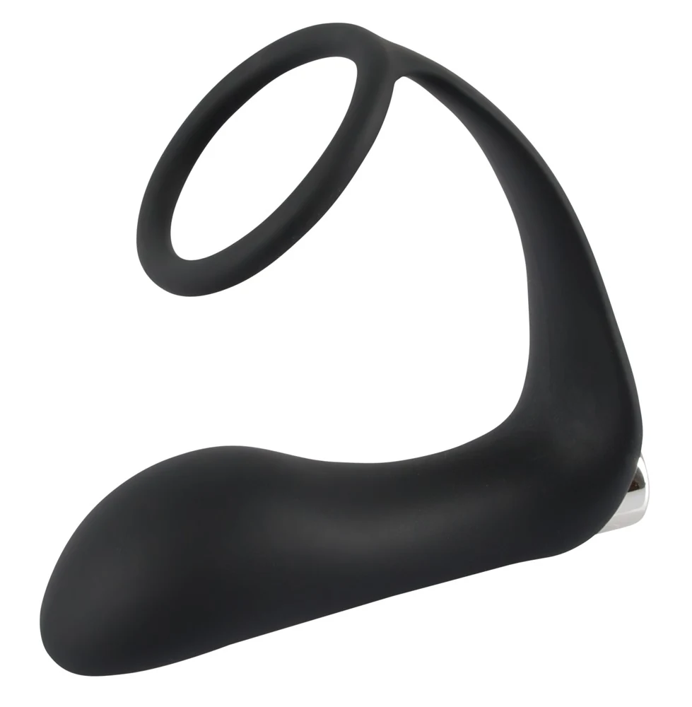 Vibroplug met penisring en perineumbrug
