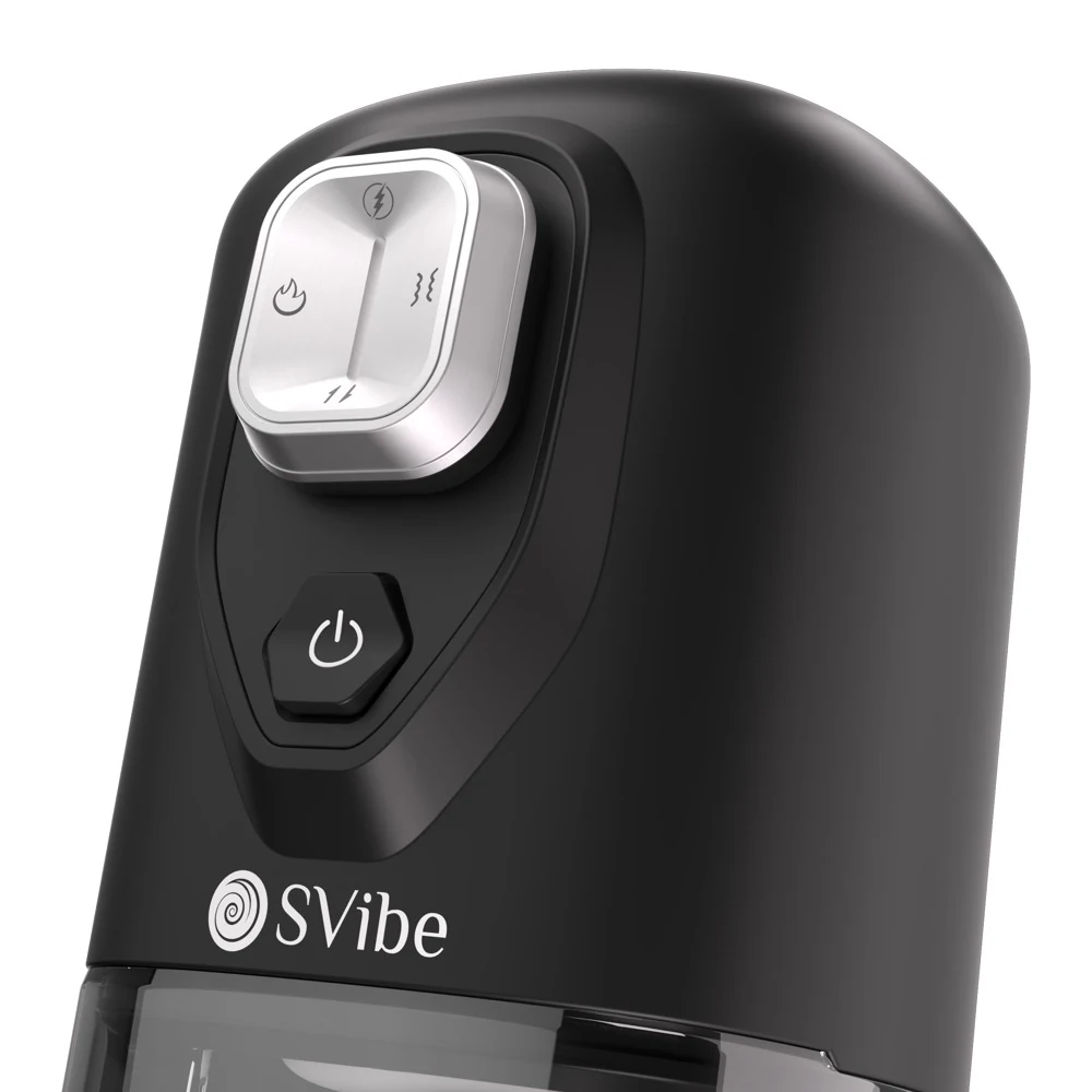 SVibe IKON VOLT masturbator met vibratie, massage en warmte