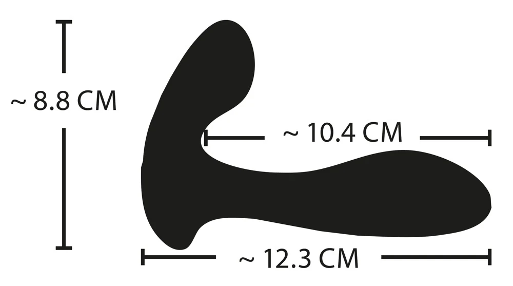 XouXou RC E-Stim G- en P-spot vibrator