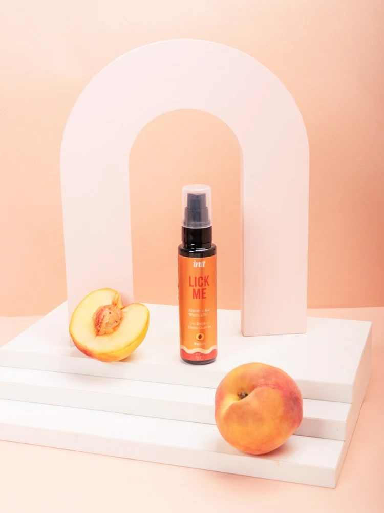 Lick Me Peach eetbare gel met verwarmend effect 50 ml