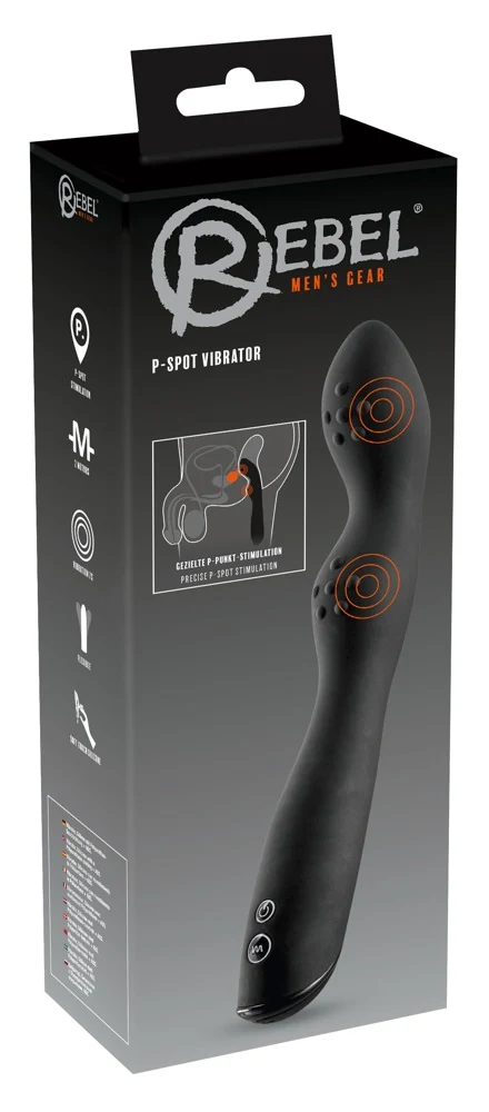 Anale vibrator met gebogen top
