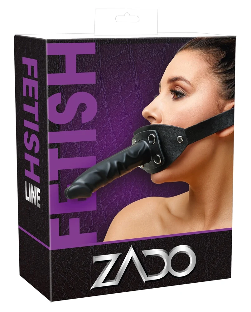 ZADO gag met afneembare dildo