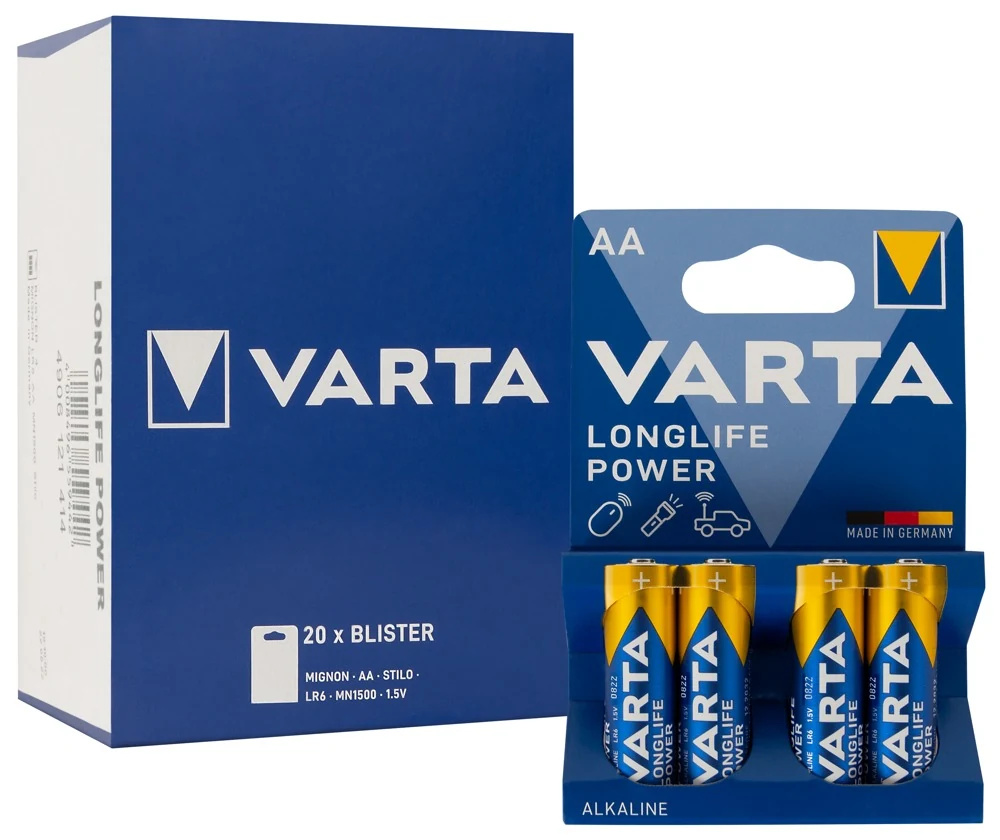 Varta batterijen 20 x 4