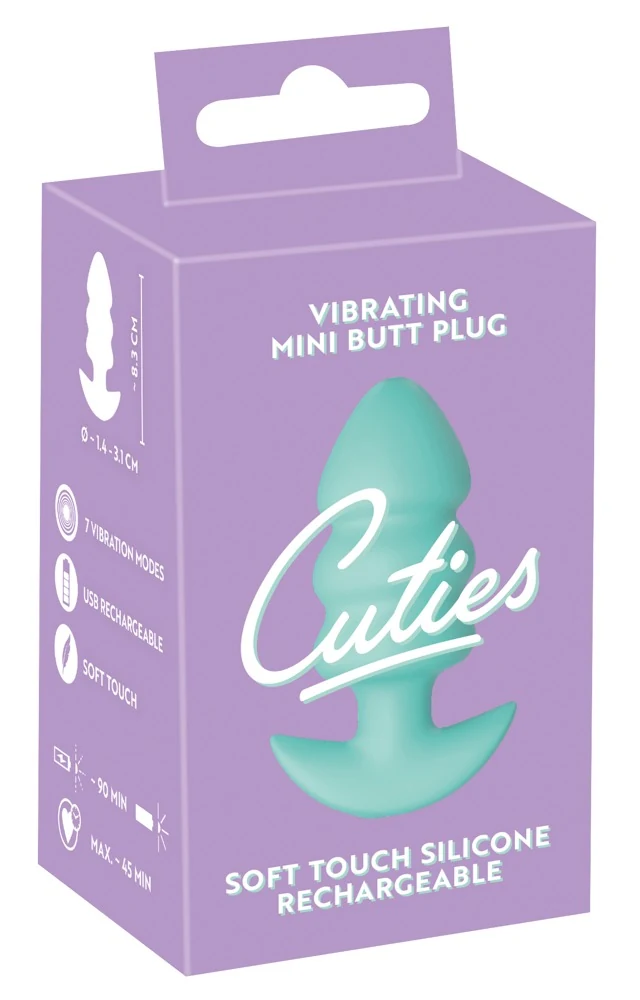 Vibrerende Mini Butt Plug Groen