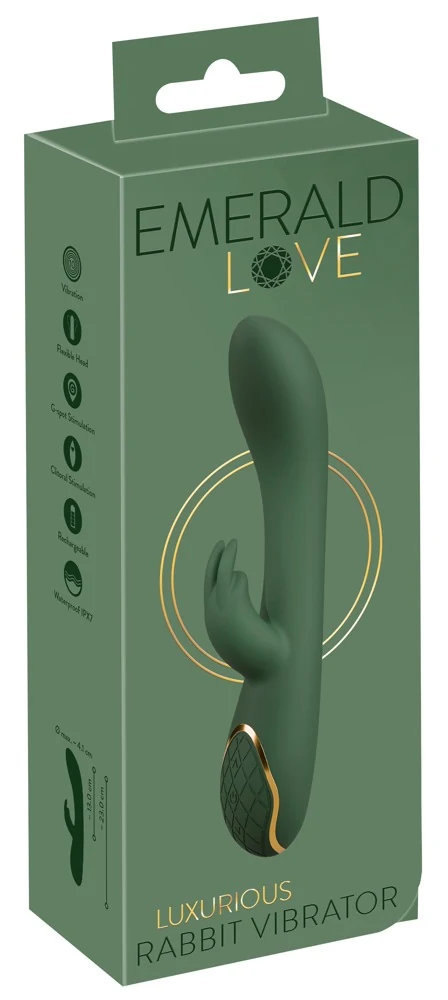 Emerald Love luxe rabbit vibrator