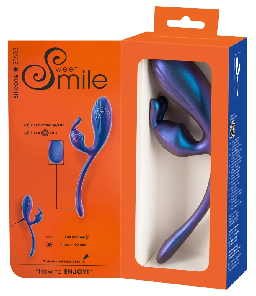 Sweet Smile dubbele bullet metallic siliconen