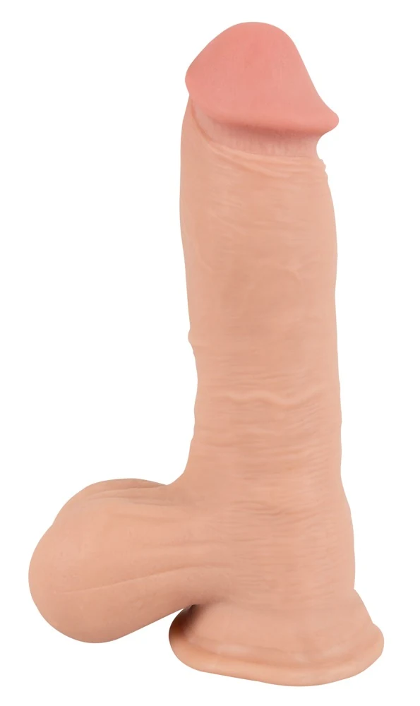 Nature Skin dildo met zuignap 19,9 cm