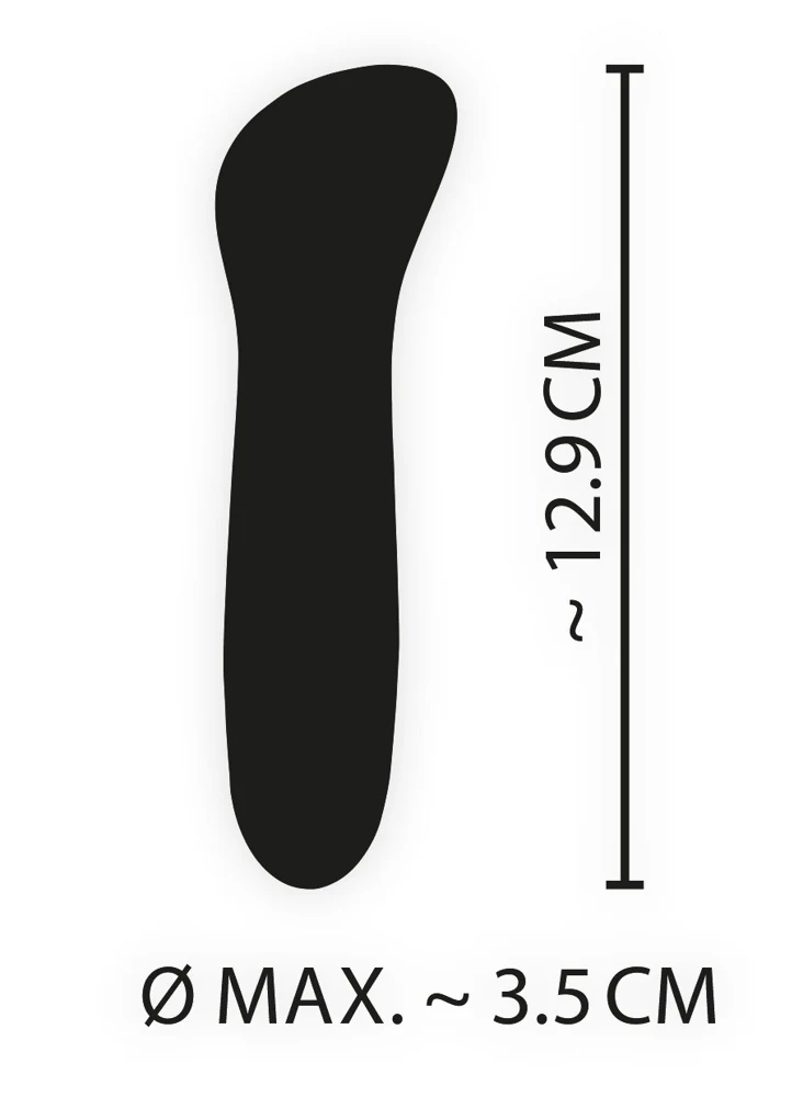 Blauwe minivibrator oplaadbaar en waterdicht