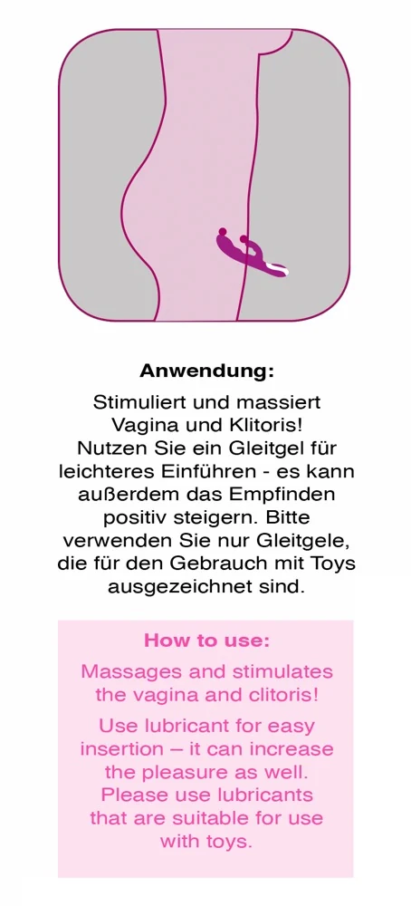 Paarse vibrator met warmtefunctie en clitorisstimulator
