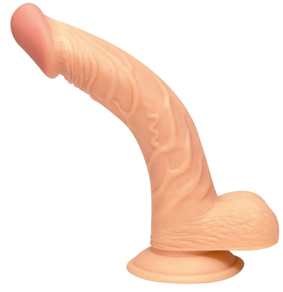 Levensechte penis replica met zuigbasis 19 cm