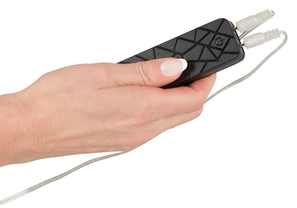 Strap-on string met dubbele vibrator en afstandsbediening