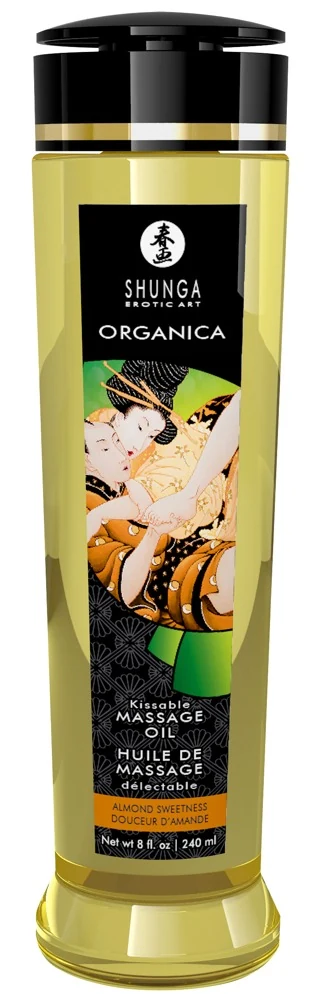 Shunga Organica Kissable Massage Oil Almond Sweetness 240 ml