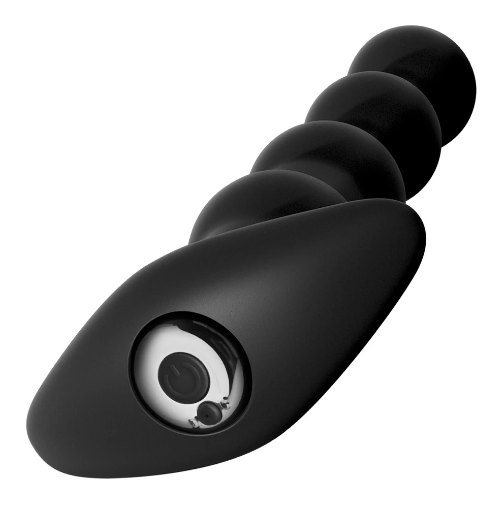 XXL anaalparels met vibratie