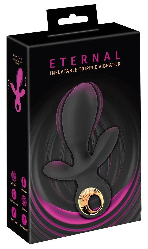 ETERNAL opblaasbare drievoudige vibrator