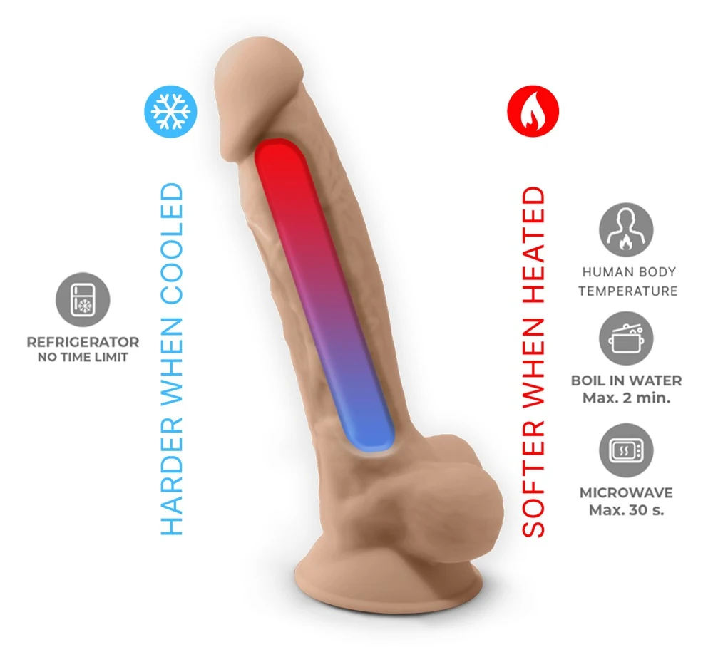 Flexibele natuurlijke vibrator met afstandsbediening 20 cm