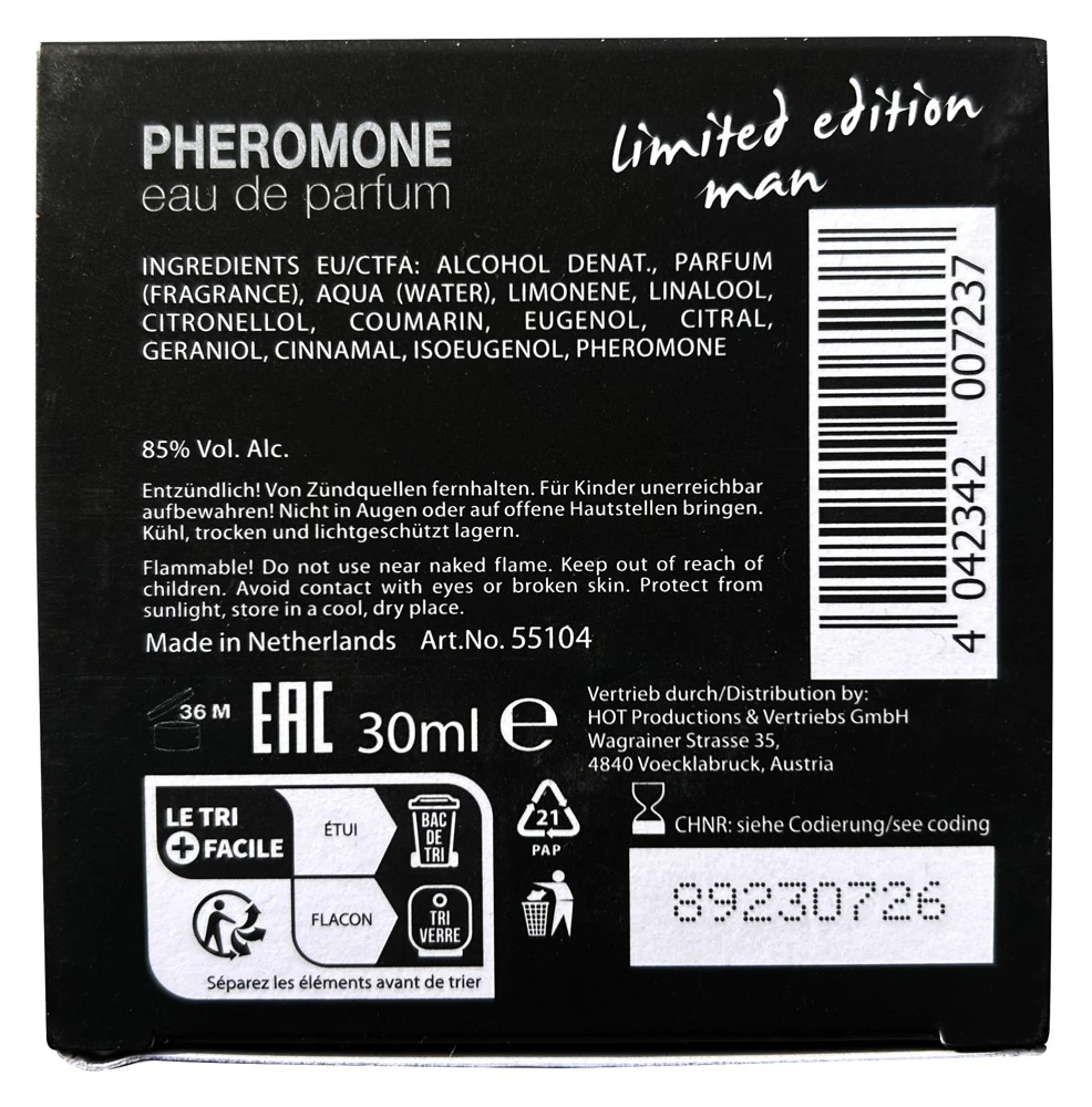 HOT Pheromone Eau de Parfum Dubai Man 30 ml