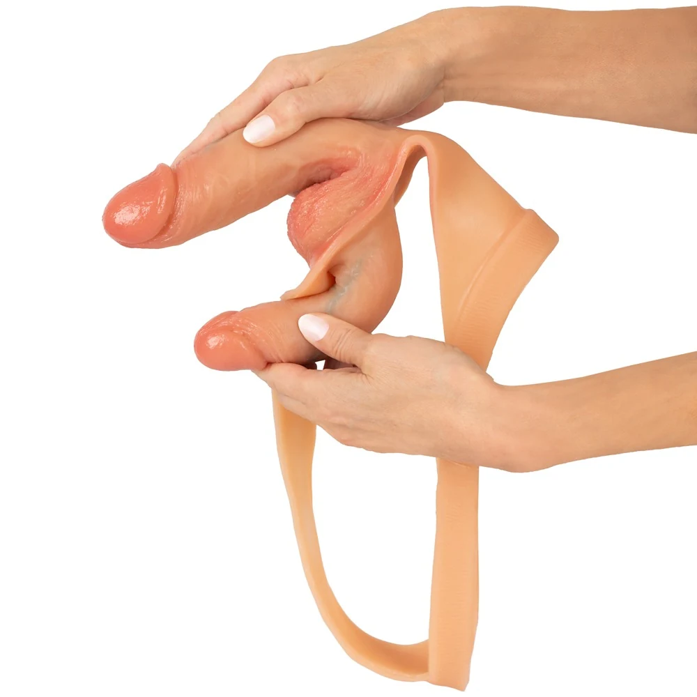 Dubbele Penis String van siliconen