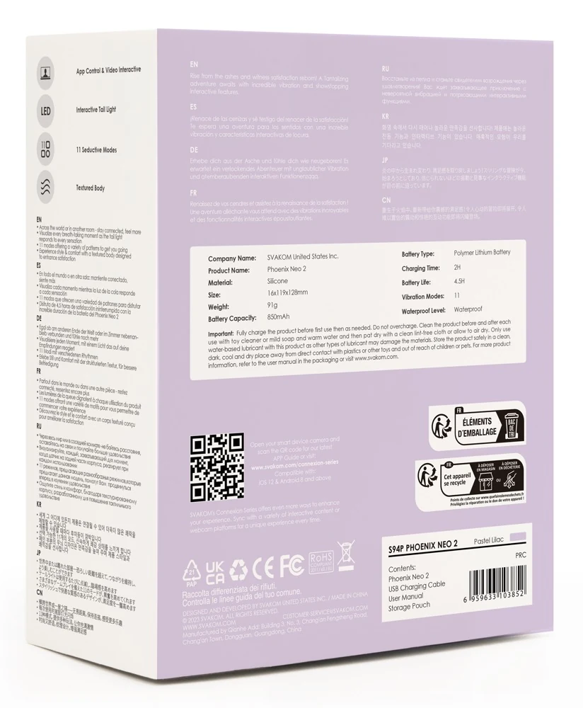SVAKOM Phoenix Neo 2 vibro ei