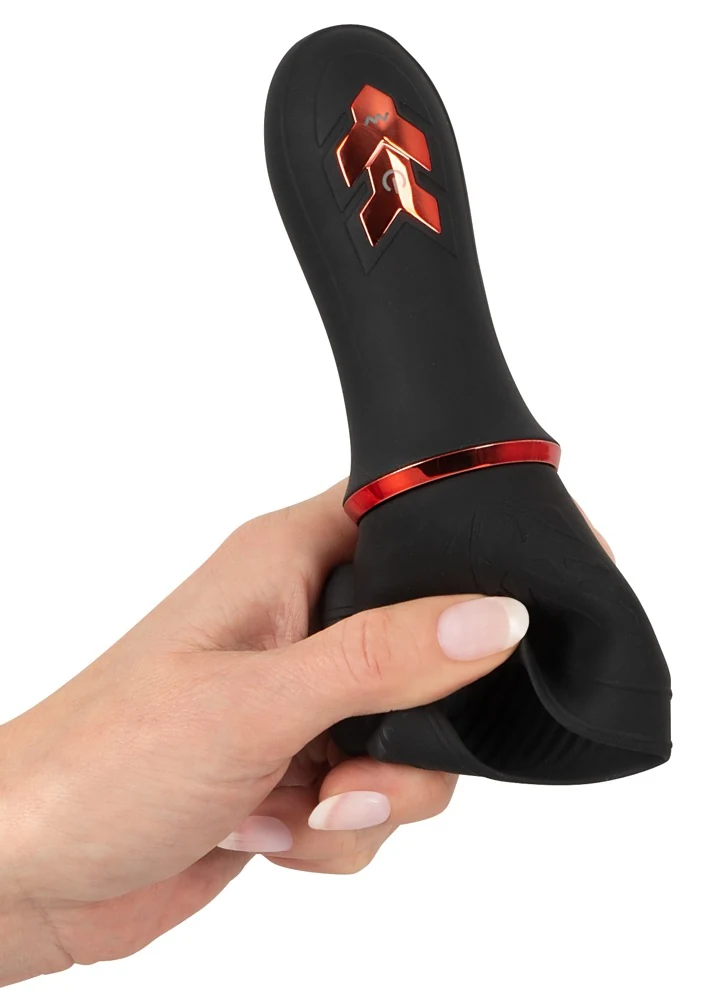 Rebel masturbator met zuigfunctie en vibratie