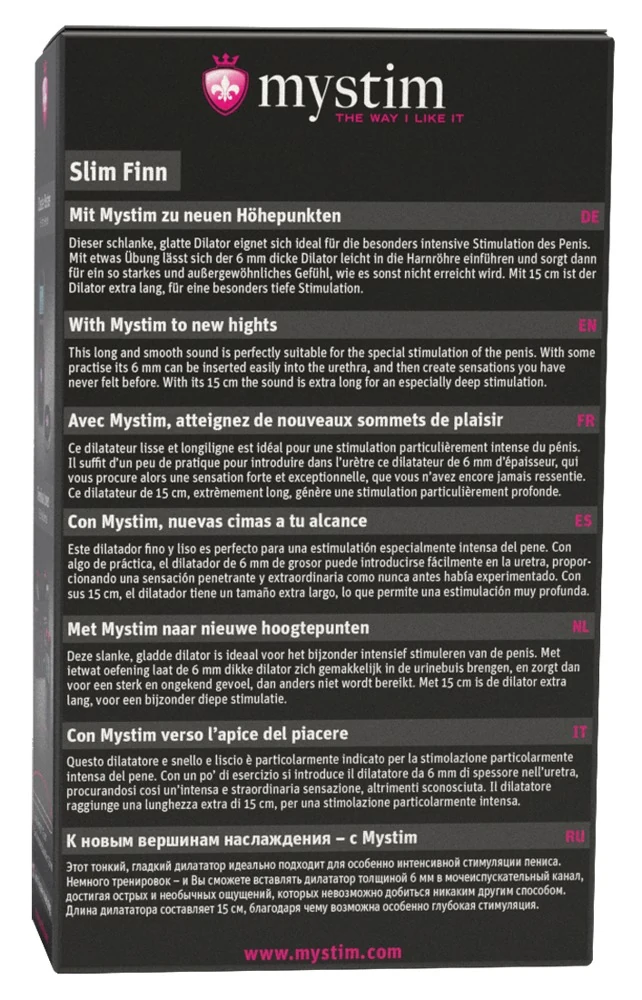 Mystim Slim Finn dilator