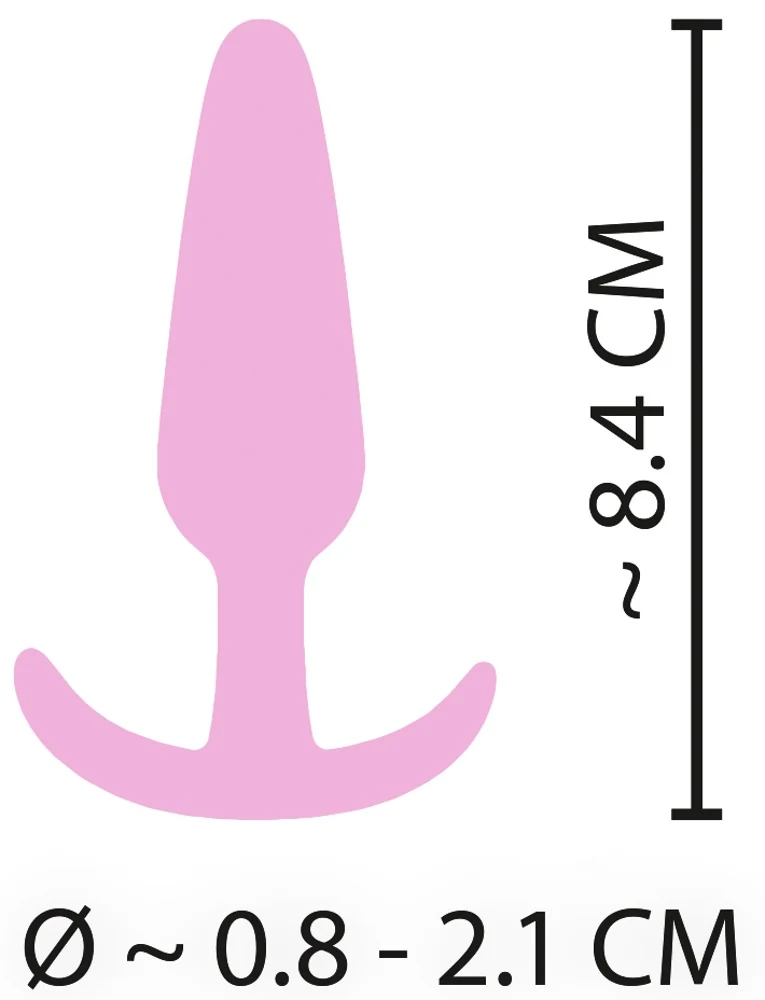 Cuties mini buttplug siliconen 2,1 cm