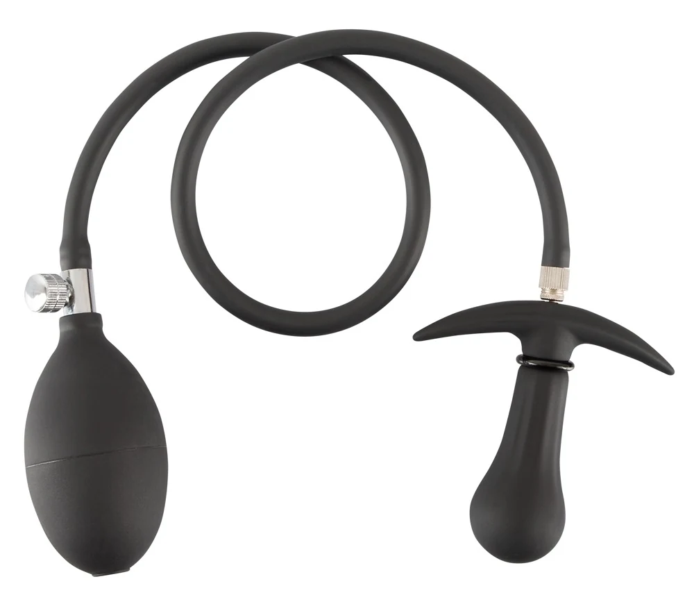 Opblaasbare anale plug met pompbal