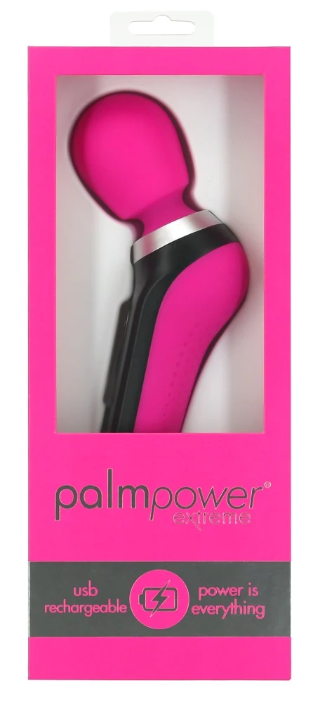 PalmPower Extreme massagestaaf oplaadbaar waterdicht