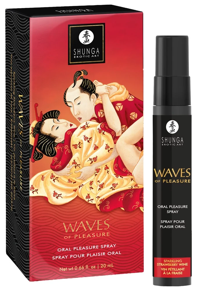 Shunga Waves of Pleasure Strawberry Wine orale spray 20 ml